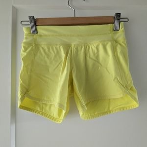 GUC Ivivva by Lululemon Girls Shorts in Lemonade Size 10